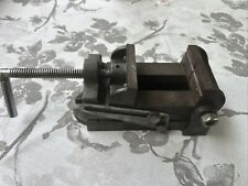 Vintage Drill Press Milling Machine Tilting Angle Vise 3 1/2 Inch Swivel Base picture