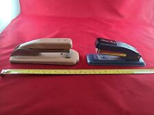 Pair Of Vintage Metal Staplers Buddy And Swingline picture