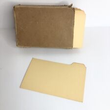 Lot 100 Vintage Index Card Dividers Blank New in Box 3