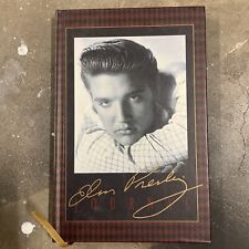 Vintage Anything Book Journal Blank/Unused Elvis Presley Hard Cover 1998 picture