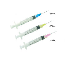 100pcs Endodontic Endo Irrigation Syringes Combo Kit  3CC Luer Lock pink 30 Ga picture