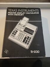 Texas Instruments TI-5130 Printer Display Calculator w/ Memory - Vintage 1983 picture
