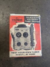 Vintage Home Tester TV & Radio Tube Tester Original Box USA Portable & Auto picture