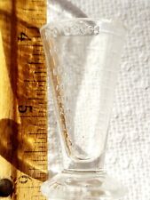 Vintage MELEK Glass Graduated 120 Drop Laboratory Beaker Apothecary  2.25