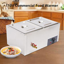 Electric Food Warmer Commercial Buffet Kitchen Restaurant Steam Table Countertop picture