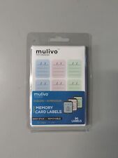 Mulivo Labels SD Memory Card Label Stickers, 90 Count picture