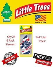 Little Trees 67068 Fresh Shave Hanging Air Freshener for Car & Home 144 Pack picture