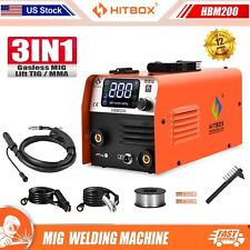 HITBOX 110V 3IN1 MIG Welder ARC LIFT TIG MIG Gasless Portable Welding Machine picture