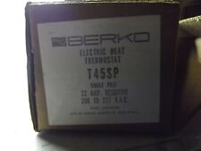 VINTAGE NOS BERCO T43SP ELECTRIC ROOM THERMOSTAT SINGLE POLE 208/277 VAC, #374 picture