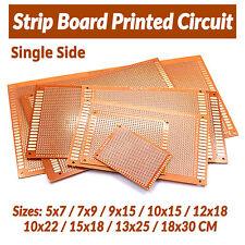 Single Sided Strip Board Printed Circuit PCB Vero Prototype Track Breadboard picture