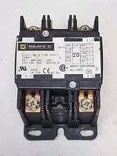 Square D 8910 DPA 12 / 25 Amp 2 Pole Hoist Contactor 600 VAC 2 HP 120 V Coil picture