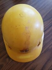 Vintage MSA Shockgard Electrician's Hard Hat Yellow picture