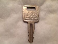 Vintage OEM Caterpillar CAT 5P8500 Ignition Key DO NOT DUPLICATE-White Brass picture