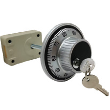 Replace LaGard 3 Wheel Mechanical Combination Safe Lock Dial and Ring With Keys picture