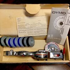 Vintage Dymo 1011 Tapewriter 1/2” Metal And Vinyl Label Maker - Tested In Box  picture