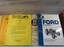 4 Vintage Tractor Shop Manuals 1953 & 2000 I&T Ford FO-4 + 2 Yesterday's Manuals picture