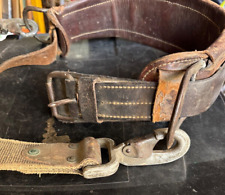 Telephone Pole Linesman Safety Belt Harness Vintage Tool Extremely Strong Useful picture
