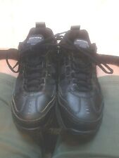 Skechers Mens Relaxed Fit Memory Foam 77013 Work Shoe Composite Toe Black Sz 7 picture