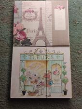 2 Vintage Address, Memo And Day Planner Fleur de Lis picture