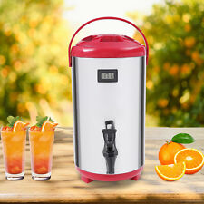 12L Insulated Beverage Dispenser Hot &Cold Thermal Drink Dispenser 201 Stainless picture