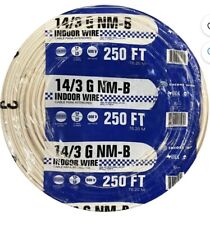14/3 Romex 250' 14-3 AWG Gauge NM-B Indoor Copper Wire. Encore Wire picture