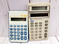 Texas Instruments TI 503 + TI-1006 Calculators Battery/Light Tested Vintage Rare picture