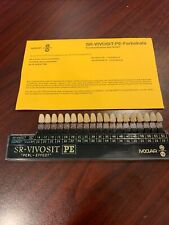 SR vivodent shade guide PE Ivoclar PERL EFFECT Vintage Dental Lab Use Teeth picture