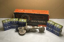 Vintage  DYMO MITE TAPEWRITER Label Maker And 10 Boxes With Of Tape picture