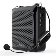 Bluetooth Voice Amplifier with Wireless Microphone Headset-25W Loudly Rechargeab picture