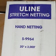 *NEW* ULINE STRETCH NETTING / HAND NETTING S-9964 20