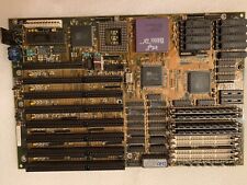 Vintage sis chipset , MOTHERBOARD, intel 486DX-33   with cpu and ram picture