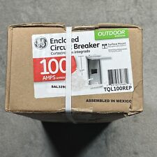 GE General Electric 100 Amp Outdoor Circuit Breaker w/Enclosure TQL100REP picture