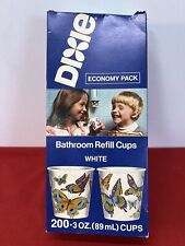Vintage 1976 Dixie 3 oz Butterfly Bathroom Cups 88 Count - Open Box picture
