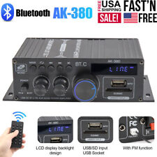 800W 2 Channel bluetooth Mini HIFI Power Amplifier Audio Stereo Amp Home Car FM picture