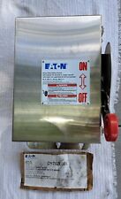 EATON Heavy Duty Stainless Steel 4 & 4X 60 amp 1 PHASE / 3 PHASE Saftey Switch. picture
