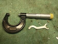 Vintage L.S.Starrett No. 211-1 In Outside Micrometer With Rounded Anvil ,.001'' picture