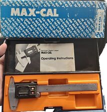 Fowler MAX-CAL DIGITAL CALIPER VINTAGE Original Box picture
