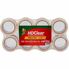 Duck Brand, DUC282195, HD Clear Packing Tape, 8 / Pack, Crystal Clear picture