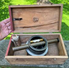 Vintage Bostrom Surveying Instrument Model No. 2 Serial No 47-with box and plumb picture