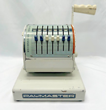 VINTAGE Paymaster Series X-550 Check Writer 7 Column - No Key picture