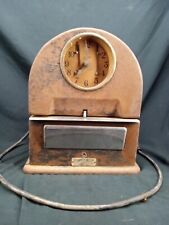 Vintage Antique SIMPLEX Time Recorder Card Meter Clock Prop Display Metal MA picture