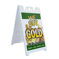A-frame Sidewalk We Buy Gold 1 24