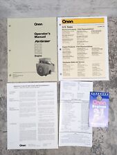 Onan P216 P218 P220 P224 Engine Operator's Manual Performer Guide Book Vintage picture