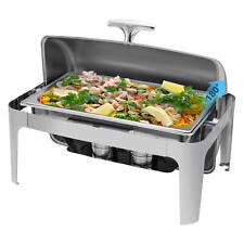 Chafing Dish Buffet Stainless Steel Roll Top Buffet Server  for Wedding,Xmas picture