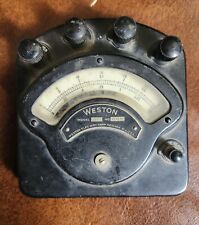 Vintage Weston Model 280 Analog Voltmeter Volts DC  picture