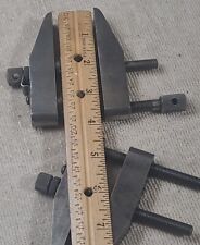 Vintage Unknown Brand machinist parallel clamps - set of 2, 3 1/2
