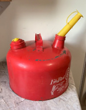 Vintage FIVEPOINT 2-1/2 Gallon Metal Gas Can RARE Gas Can Look picture