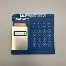 Vintage Mac Warehouse  3.5” Floppy Disk Solar Powered Calculator Company Swag picture