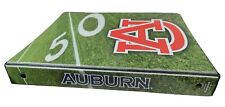 VINTAGE AUBURN TIGERS 3 RING BINDER FOLDER RARE MADE IN USA OFFICIALLY LICENSED picture