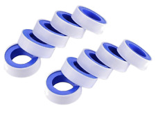 10 Pack Teflon Plumber's Tape 1/2 in. x 520 in Thread Sealing PTFE Plumbing Tape picture